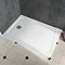 Kaldewei Cayonoplan Secure Plus Anti-Slip Rectangular White Steel Shower Tray