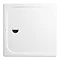 Kaldewei Cayonoplan Square White Steel Shower Tray Large Image