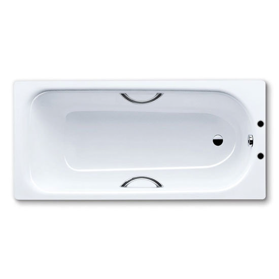 Kaldewei - Eurowa Steel Enamel Bath with Twin Grip Handles - 1600 x 700 - 2TH Large Image