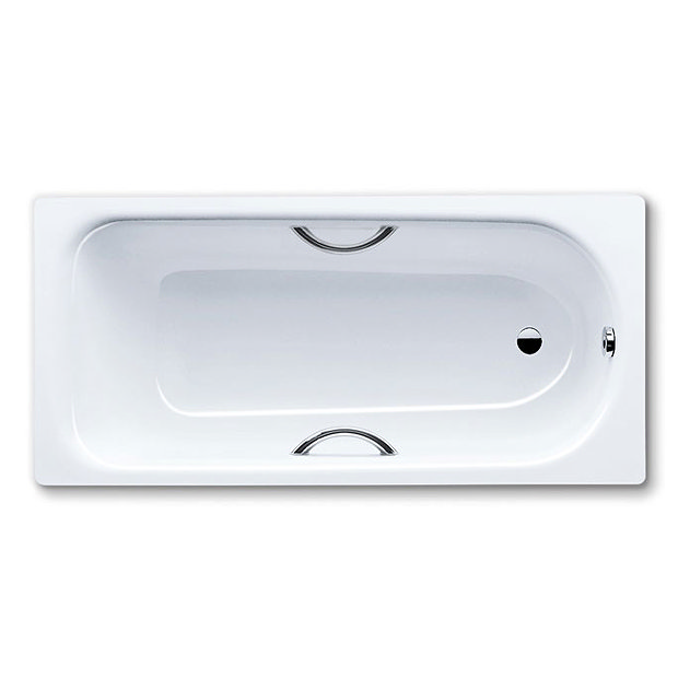 Kaldewei Eurowa Steel Enamel Bath with Twin Grip Handles 1700 x 700