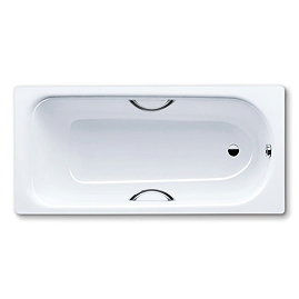 Kaldewei - Eurowa Steel Enamel Bath with Twin Grip Handles - 1700 x 700 - No TH Large Image