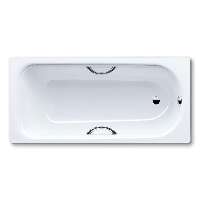 Kaldewei - Eurowa Steel Enamel Bath with Twin Grip Handles - 1700 x 700 - No TH Large Image