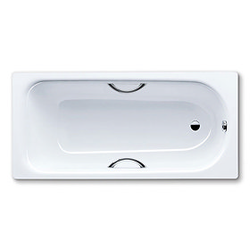 Kaldewei - Eurowa Steel Enamel Bath with Twin Grip Handles - 1700 x 700 - No TH Large Image