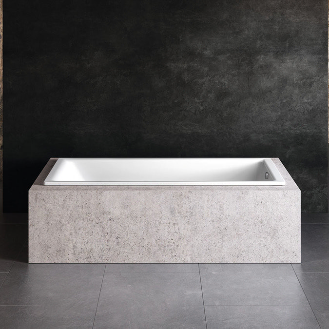 Kaldewei Puro 0TH Steel Enamel Bath  Profile Large Image