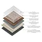 Karndean Palio Core Cetona 600 x 307mm Vinyl Tile Flooring - RCT6304  In Bathroom Large Image