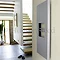Hudson Reed Keiko Designer Radiator - Silver - HLS58 Profile Large Image