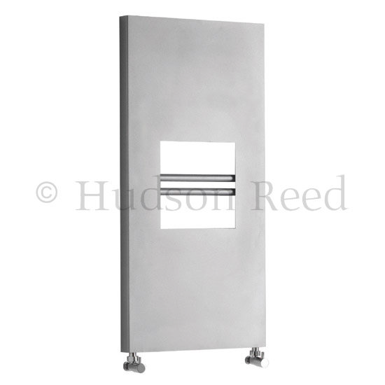 Hudson Reed Keiko Designer Radiator - Silver - HLS58 Large Image