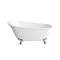 Kendrick 1500 Small Slipper Bath Inc. Chrome Feet Feature Large Image