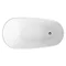 Kendrick 1500 Small Slipper Bath Inc. Chrome Feet Profile Large Image