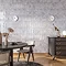 Kenley Grey Gloss Chevron Effect Wall Tiles - 100 x 300mm Large Image