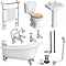 Kensington Traditional Complete Roll Top Bathroom Package (1710mm) Large Image