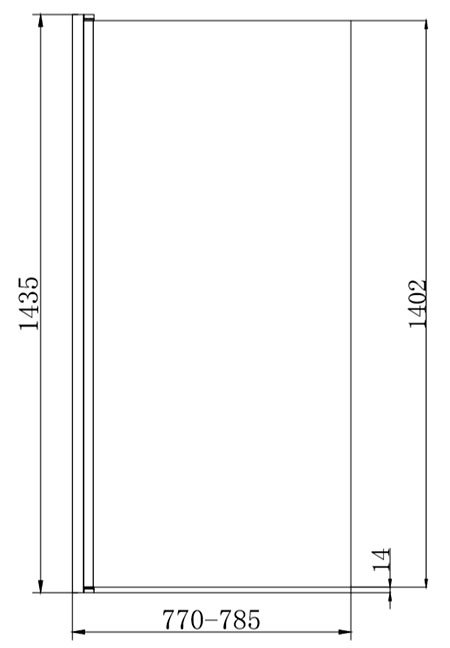 Kent Matt Black Single Ended Shower Bath with Matching Square Screen and Panel