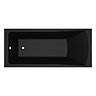 Kent Matt Black Square Single Ended Bath