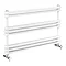 Keswick 1000 x 612 Cast Iron Style Traditional White Towel Rail  Feature Large Image