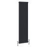 Keswick 1500 x 380mm Cast Iron Style Traditional 2 Column Anthracite Radiator