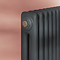 Keswick 1500 x 380mm Cast Iron Style Traditional 2 Column Anthracite Radiator