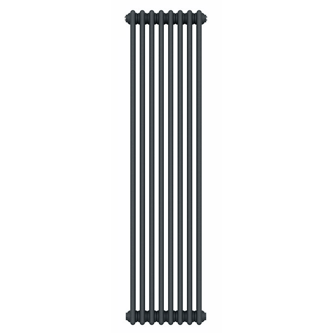 Keswick 1500 x 380mm Cast Iron Style Traditional 3 Column Anthracite Radiator
