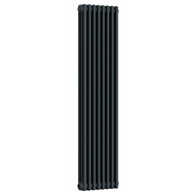 Keswick 1500 x 380mm Cast Iron Style Traditional 3 Column Anthracite Radiator