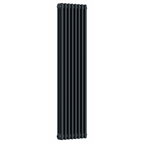 Keswick 1500 x 380mm Cast Iron Style Traditional 3 Column Anthracite Radiator