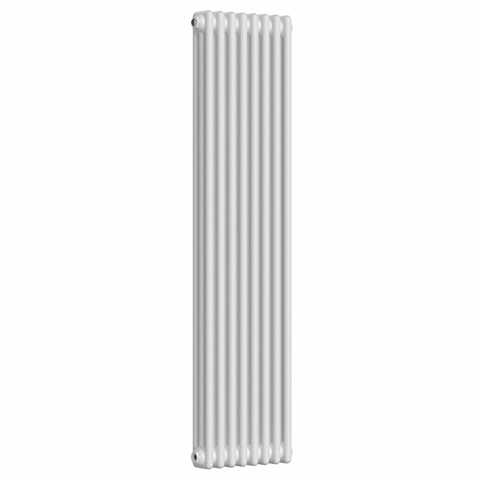 Keswick 1500 x 380mm Cast Iron Style Traditional 3 Column White Radiator