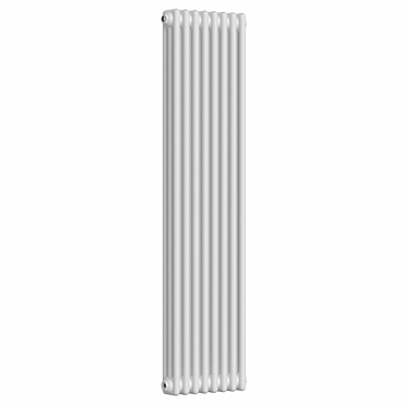 Keswick 1500 x 380mm Cast Iron Style Traditional 3 Column White Radiator