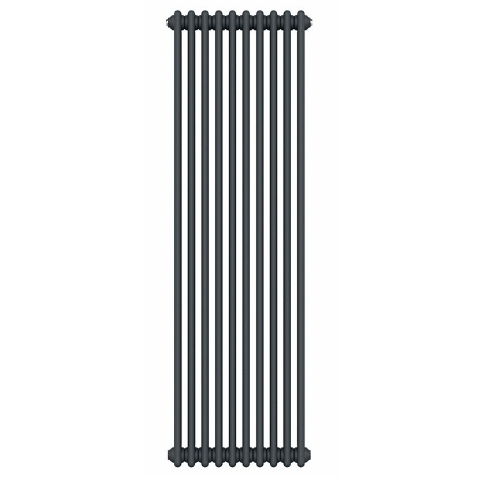 Keswick 1500 x 470mm Cast Iron Style Traditional 2 Column Anthracite Radiator