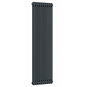 Keswick 1500 x 470mm Cast Iron Style Traditional 2 Column Anthracite Radiator