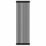 Keswick 1500 x 470mm Cast Iron Style Traditional 2 Column Matt Black Radiator