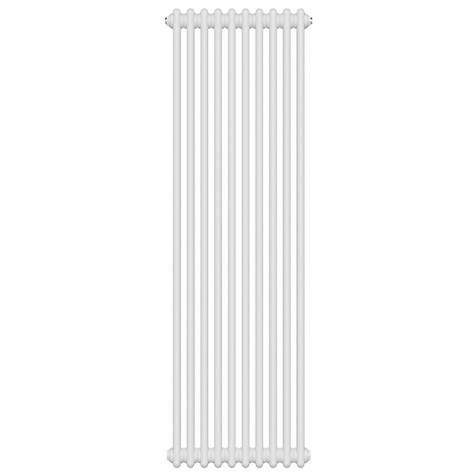 Keswick 1500 x 470mm Cast Iron Style Traditional 2 Column White Radiator