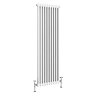 Keswick 1500 x 470mm Cast Iron Style Traditional 2 Column White Radiator