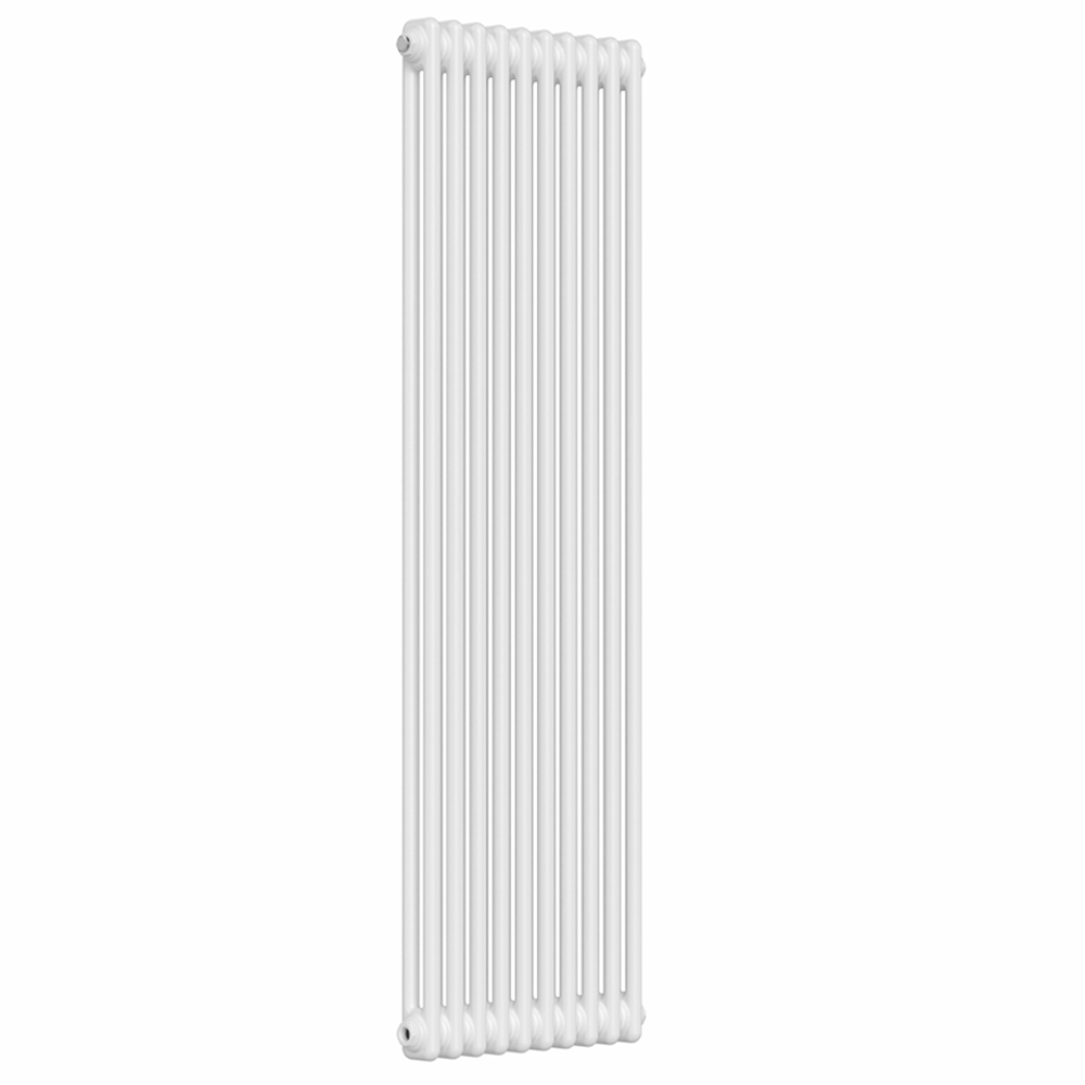 Keswick 1500 X 470mm Cast Iron Style Traditional 2 Column White Radiator