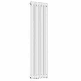 Keswick 1500 x 470mm Cast Iron Style Traditional 2 Column White Radiator