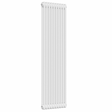 Keswick 1500 x 470mm Cast Iron Style Traditional 2 Column White Radiator