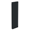 Keswick 1500 x 470mm Cast Iron Style Traditional 3 Column Matt Black Radiator