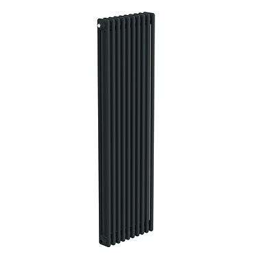 Keswick 1500 x 470mm Cast Iron Style Traditional 3 Column Anthracite Radiator