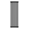 Keswick 1500 x 470mm Cast Iron Style Traditional 3 Column Matt Black Radiator