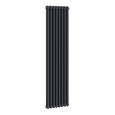 Keswick 1515 x 380mm Traditional Anthracite Electric Only 2 Column ...