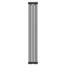 Keswick 1800 x 290mm Cast Iron Style Traditional 2 Column Anthracite Radiator