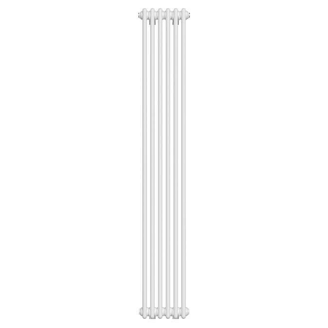 Keswick 1800 x 290mm Cast Iron Style Traditional 2 Column White Radiator