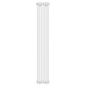 Keswick 1800 x 290mm Cast Iron Style Traditional 2 Column White Radiator