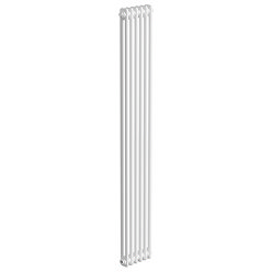 Keswick 1800 x 290mm Cast Iron Style Traditional 2 Column White Radiator