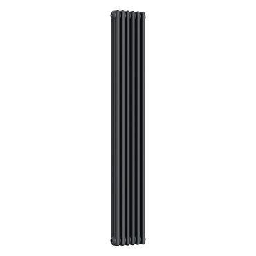 Keswick 1800 x 290mm Cast Iron Style Traditional 3 Column Anthracite Radiator