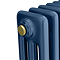 Keswick 1800 x 290mm Cast Iron Style Traditional 3 Column Regal Blue Radiator