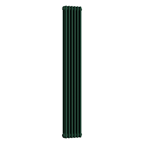 Keswick 1800 x 290mm Cast Iron Style Traditional 3 Column Regal Green Radiator