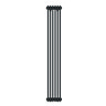 Keswick 1800 x 290mm Cast Iron Style Traditional 4 Column Anthracite Radiator