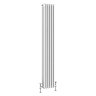 Keswick 1800 x 290mm Cast Iron Style Traditional 4 Column White Radiator