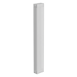 Keswick 1800 x 290mm Cast Iron Style Traditional 4 Column White Radiator