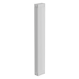 Keswick 1800 x 290mm Cast Iron Style Traditional 4 Column White Radiator