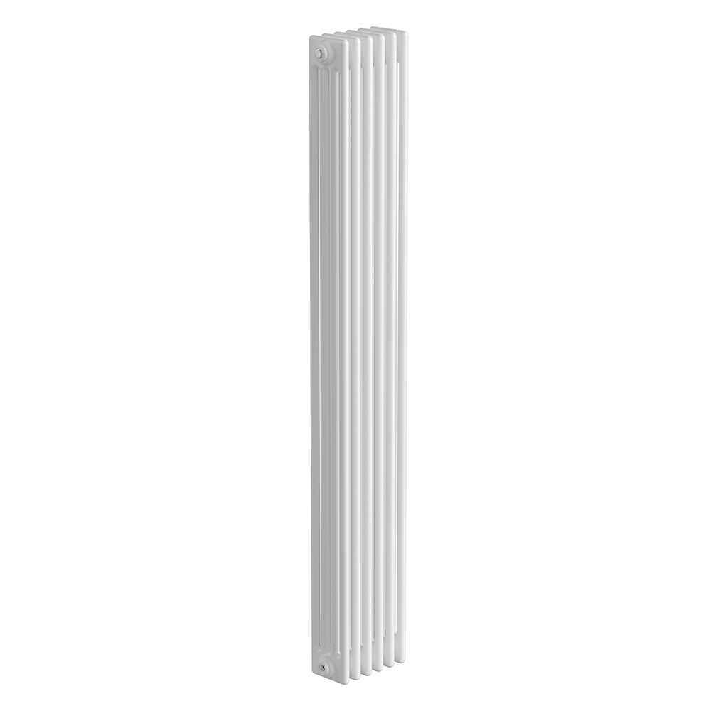 Keswick 1800 x 290mm Cast Iron Style Traditional 4 Column White ...