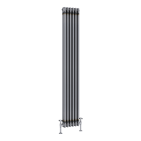 Keswick 1800 x 290mm Raw Metal (Lacquered) 3 Column Radiator